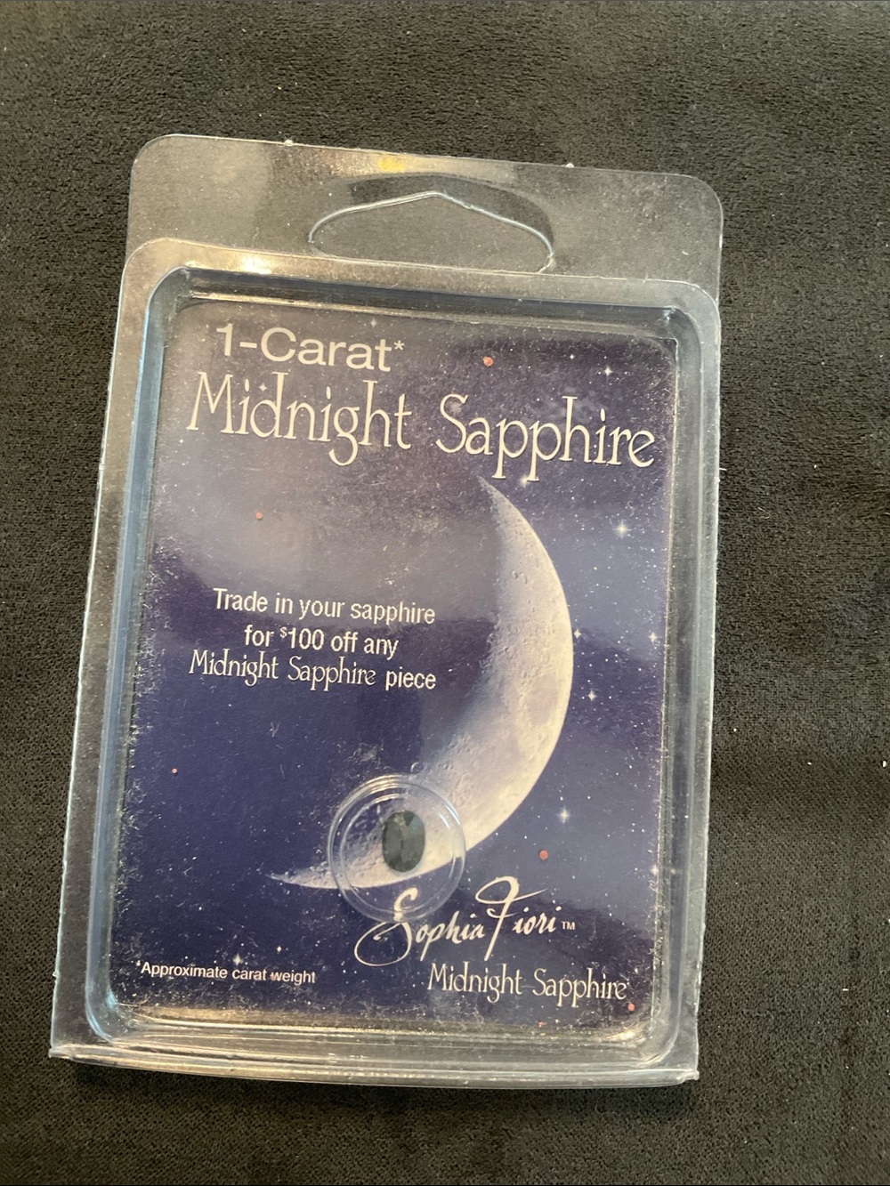 Sophia fiori loose 1 carat midnight sapphire